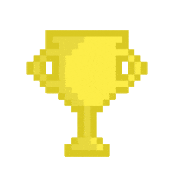 Pixel trophy